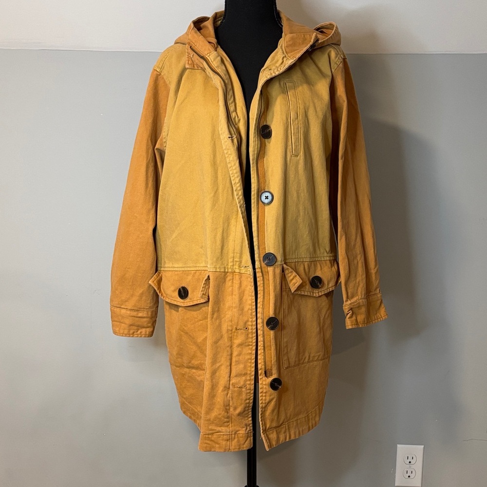 Universal Thread Western Tan Barn Jacket Trench C… - image 2